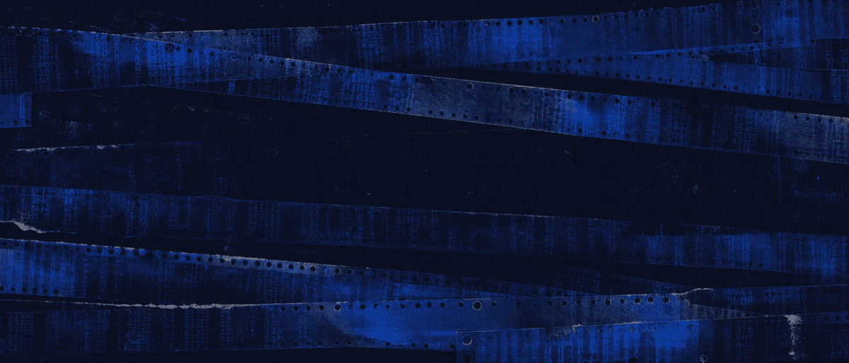Ticker tape print texture